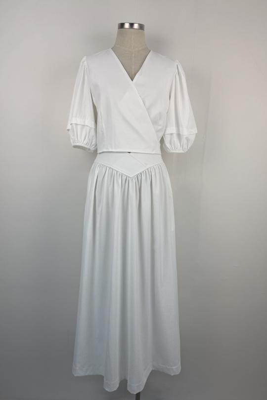 Tops Femme Blanc AIKHA 05-3602 Efashion Paris