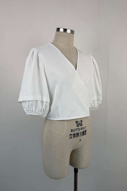 Tops Femme Blanc AIKHA 05-3602 Efashion Paris