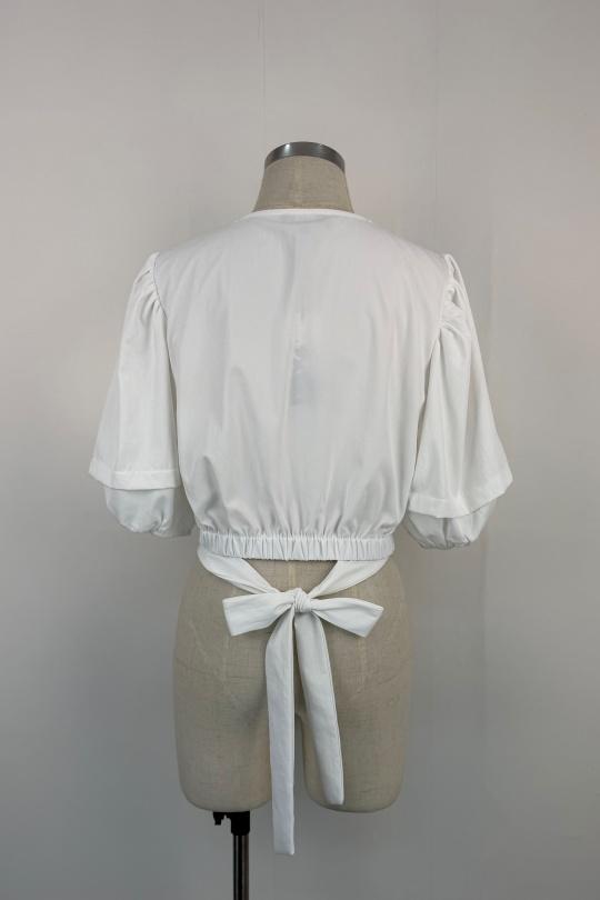 Tops Femme Blanc AIKHA 05-3602 Efashion Paris