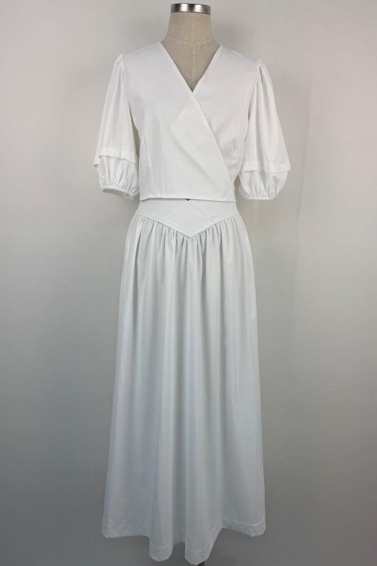 Tops Femme Blanc AIKHA 05-3602 Efashion Paris