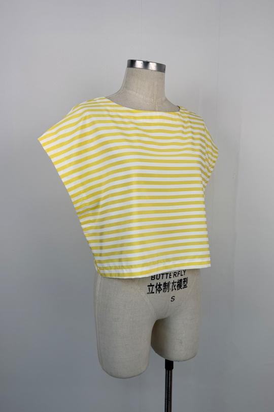 T-shirts Femme Jaune AIKHA 05-3619 Efashion Paris