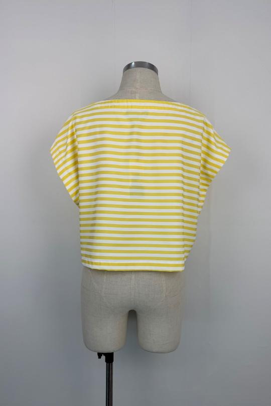 T-shirts Femme Jaune AIKHA 05-3619 Efashion Paris