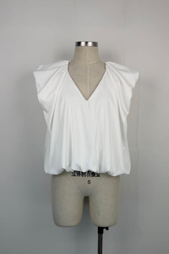 Top Donna White AIKHA 05-3607 Efashion Paris