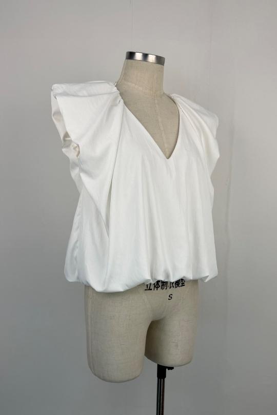 Top Donna White AIKHA 05-3607 Efashion Paris
