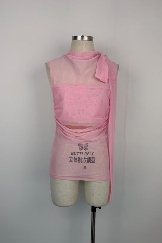 Top Donna Pink AIKHA 05-3667 Efashion Paris