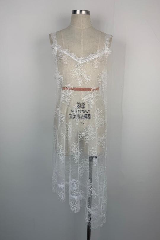 Midi dresses Women White AIKHA 02-3695 Efashion Paris