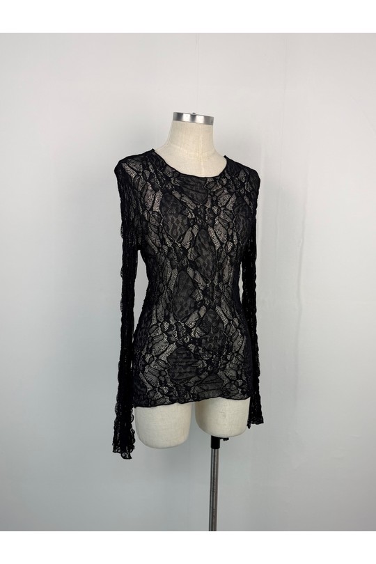 Tops Femme Noir AIKHA 05-3671 Efashion Paris