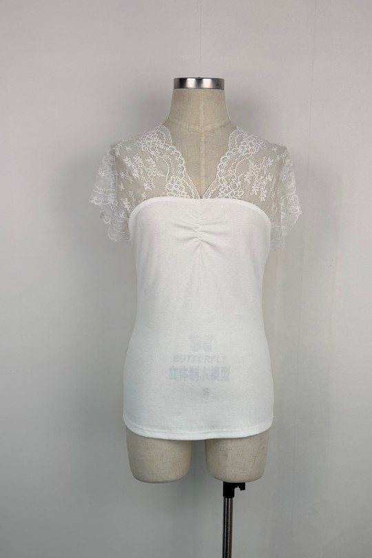 Tops Femme Blanc AIKHA 05-3680 Efashion Paris