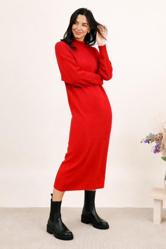 Robes longues Femme Beige AISABELLE R3312-1 Efashion Paris