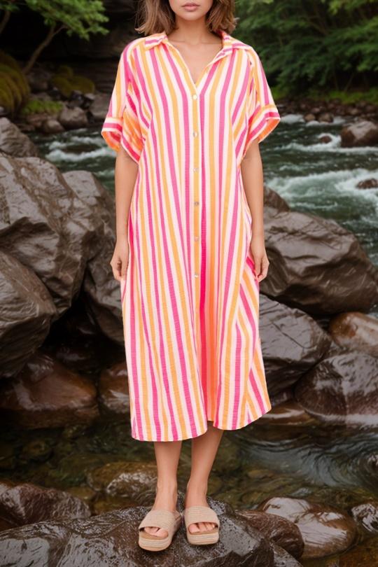 Vestidos largos Mujer Yellow Amy&Clo in vogue PR30306 Efashion Paris