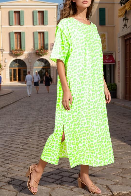 Vestidos largos Mujer Green Amy&Clo in vogue PR30291 Efashion Paris