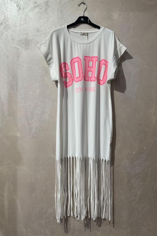 Abiti maxi Donna White Amy&Clo in vogue PR90030 Efashion Paris