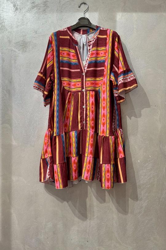 Short dresses Women Terra-cota Amy&Clo in vogue PR23396 Efashion Paris