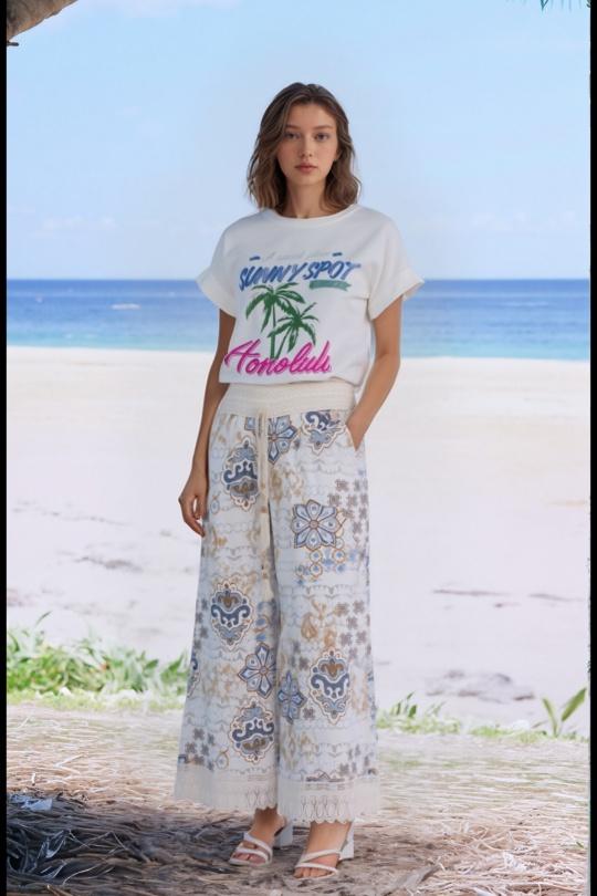 T-shirts Women White Amy&Clo in vogue PR4308-J33 Efashion Paris