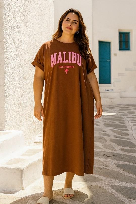 Vestidos y Monos Mujer Camel Amy&Clo in vogue AC90028 Efashion Paris