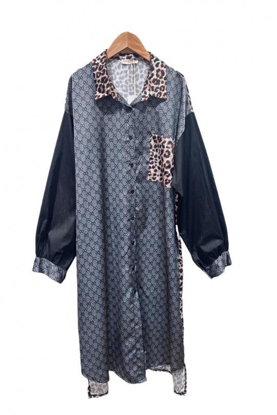 Abiti e Tute Donna Grey Amy&Clo in vogue AC26068 Efashion Paris