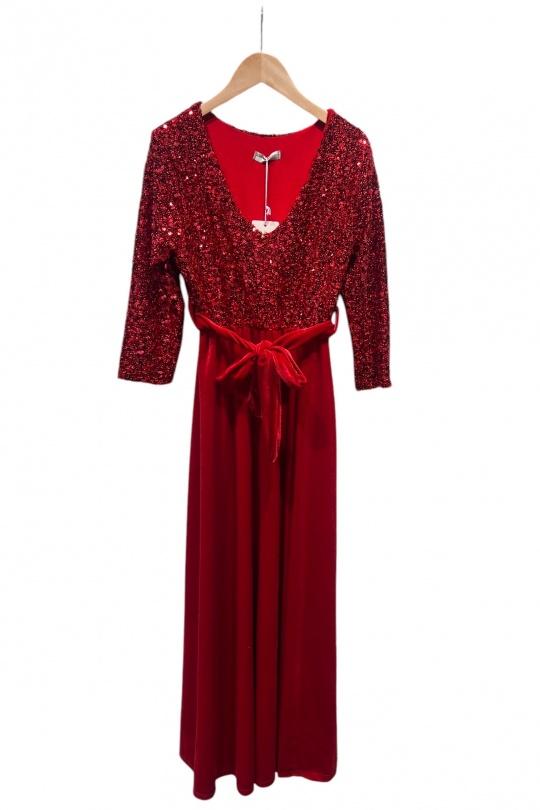 Evening dresses Women Red Amy&Clo in vogue PR839807 Efashion Paris