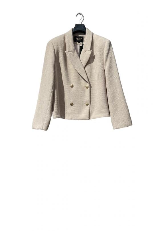 Jackets Women Beige Amy&Clo in vogue AC411 A Efashion Paris