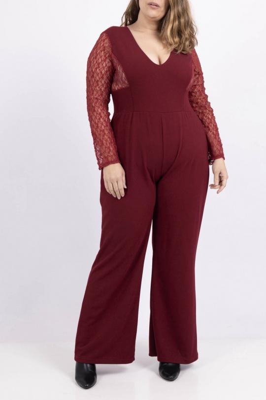 Dresses & Jumpsuits Women Burgundy Amy&Clo in vogue AC9915 Efashion Paris