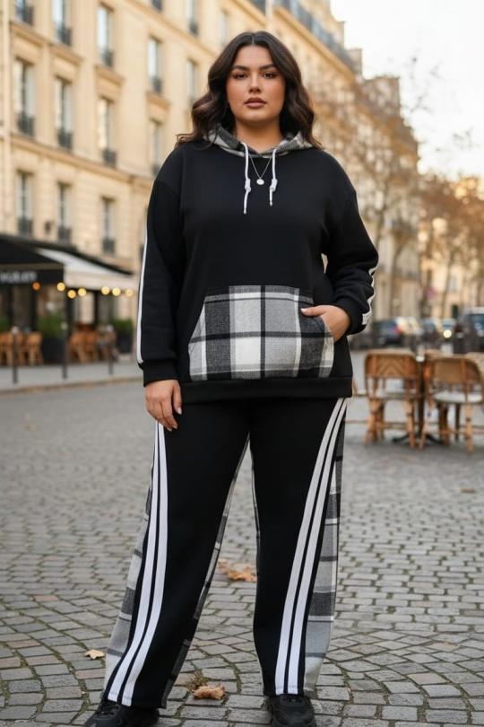 Ensembles Femme Gris Amy&Clo in vogue AC35687 Efashion Paris