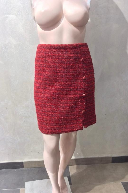 Jupes Femme Vert Amy&Clo in vogue AC283 Efashion Paris