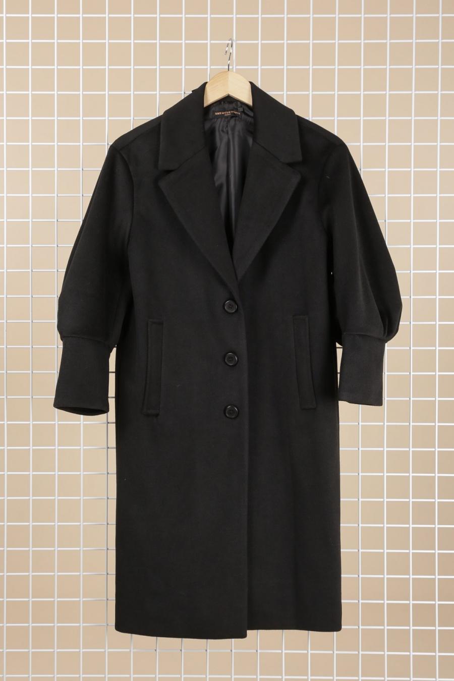 Manteaux Femme Noir Amy&Clo in vogue HU6029 #c Efashion Paris