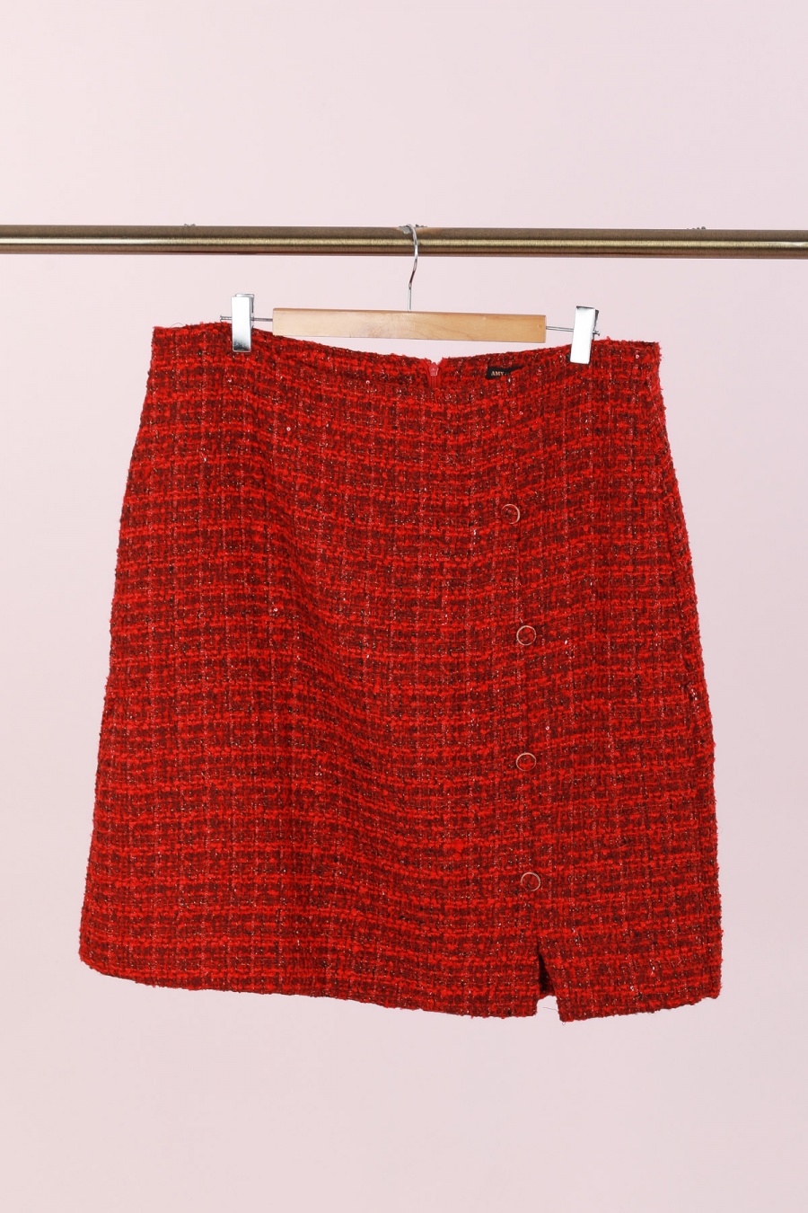 Jupes Femme AC283-ROUGE Amy&Clo in vogue | Efashion Paris sur eFashion.