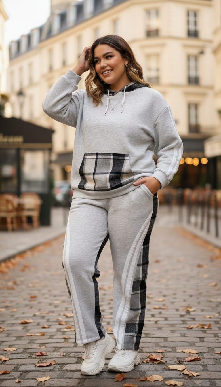 Ensembles Femme Gris Amy&Clo in vogue AC35687 #c Efashion Paris