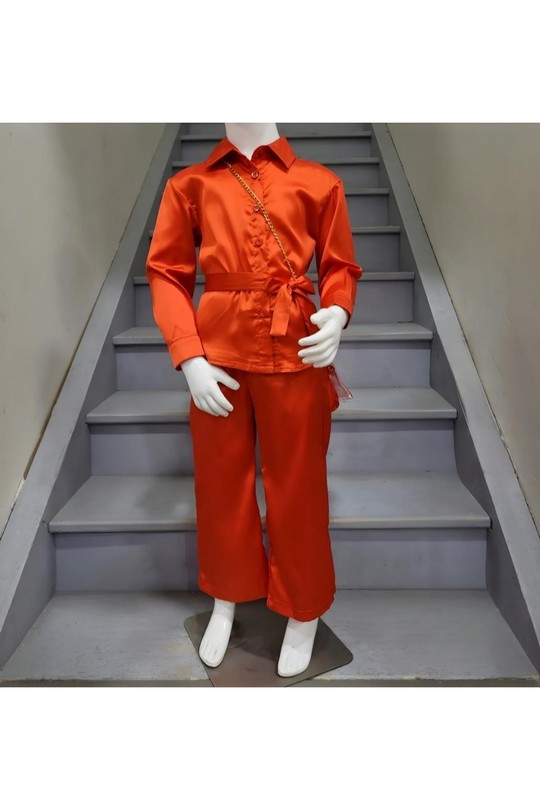 Conjuntos Niño y bébé  Orange CHICAPRIE 22F109 Efashion Paris