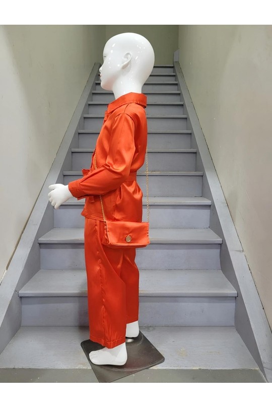 Conjuntos Niño y bébé  Orange CHICAPRIE 22F109 Efashion Paris