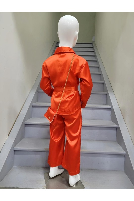 Conjuntos Niño y bébé  Orange CHICAPRIE 22F109 Efashion Paris