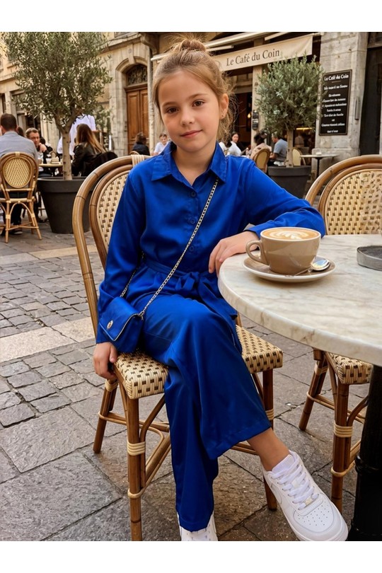 Conjuntos Niño y bébé  Orange CHICAPRIE 22F109 Efashion Paris