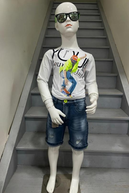 Bas Enfant & Bébé  Bleu foncé CHICAPRIE FG23010 Efashion Paris