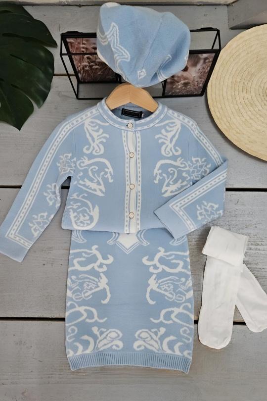 Conjuntos Niño y bébé  Light blue CHICAPRIE FG23020 Efashion Paris