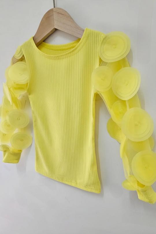 Hauts Enfant & Bébé  Jaune CHICAPRIE 24F022 Efashion Paris