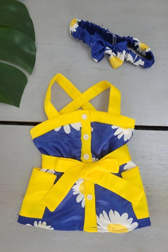 Robes & Tuniques Enfant & Bébé  Bleu CHICAPRIE 23BF021 Efashion Paris