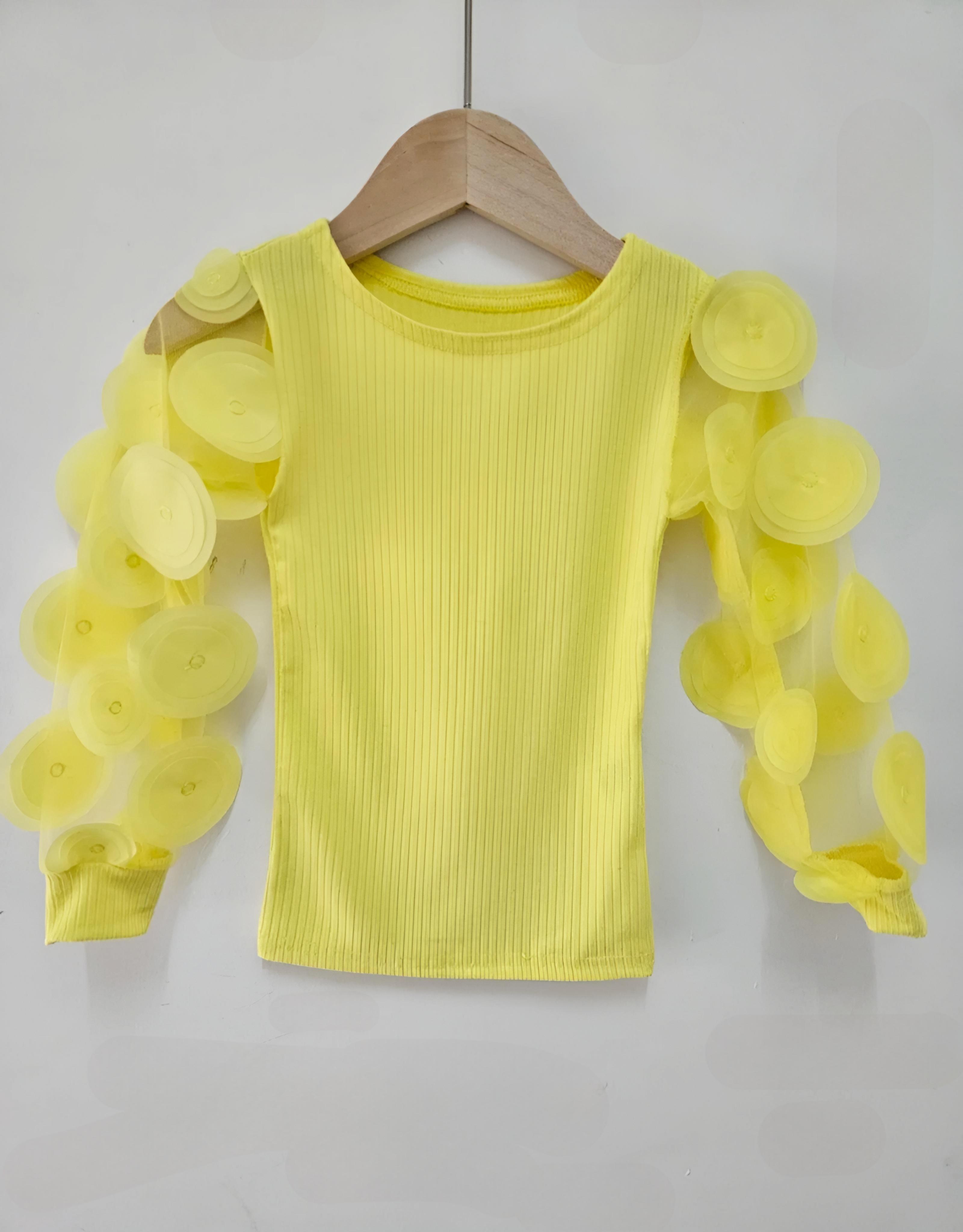 Hauts Enfant & Bébé  Jaune CHICAPRIE 24F022 #c Efashion Paris