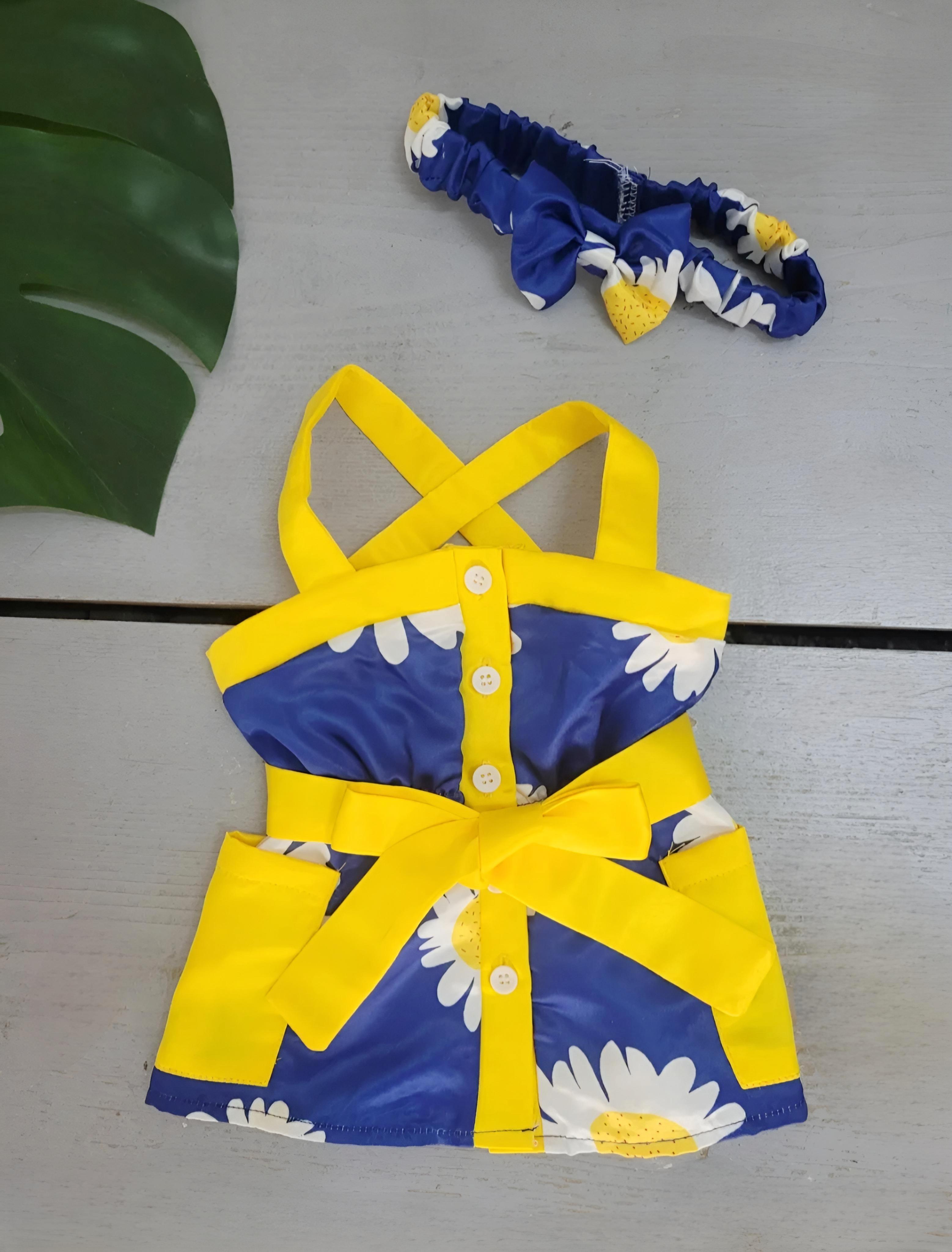 Robes & Tuniques Enfant & Bébé  Bleu CHICAPRIE 23BF021 #c Efashion Paris
