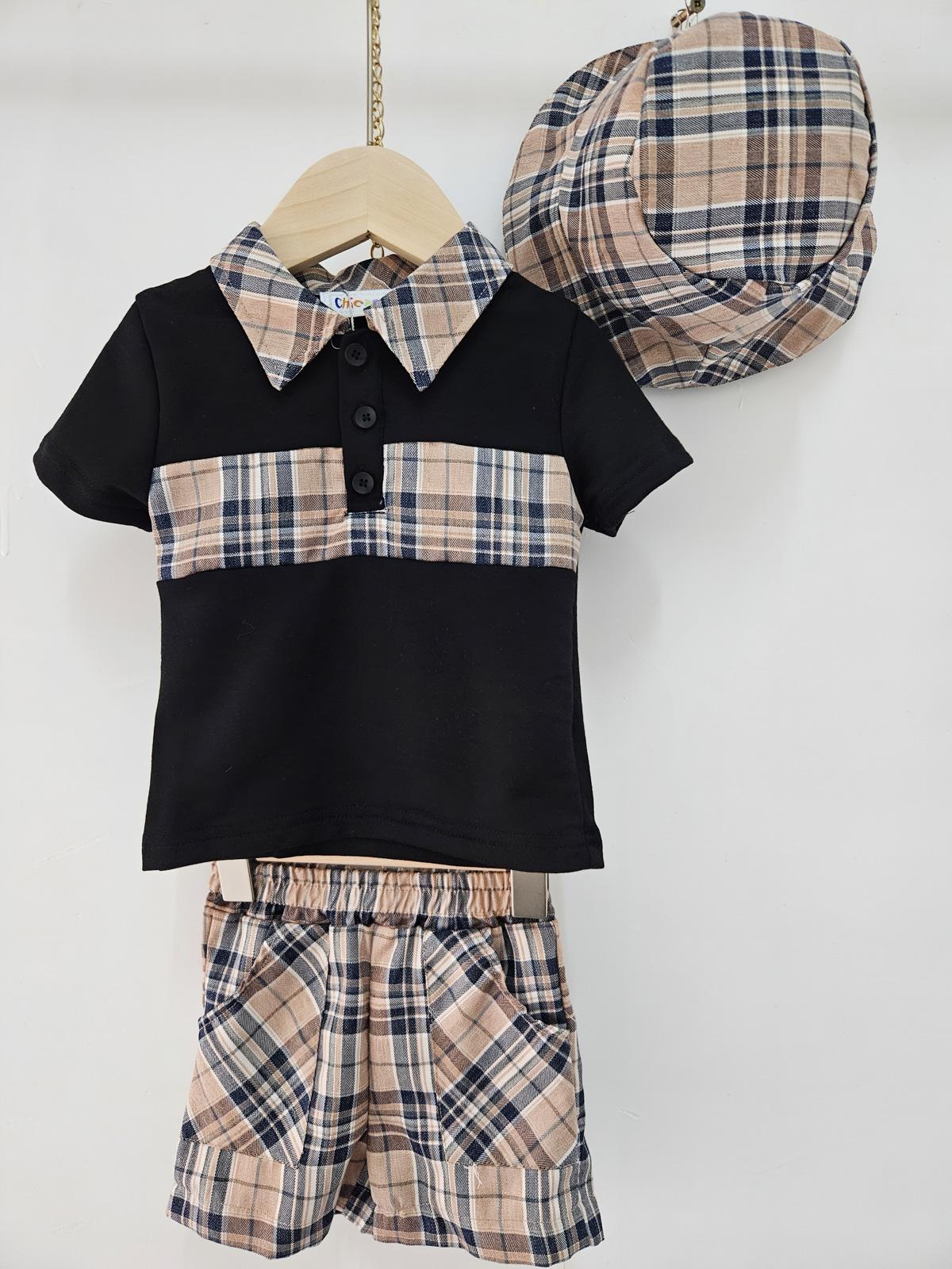 Ensembles & Bodies Enfant & Bébé  Noir CHICAPRIE 22BG015 #c Efashion Paris