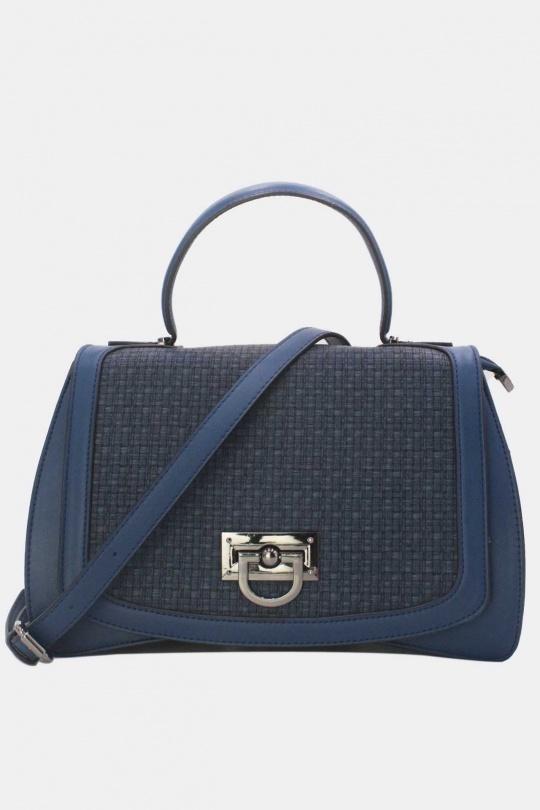 Borse a mano Borse Blue Tom & Eva 25B-6231 Efashion Paris
