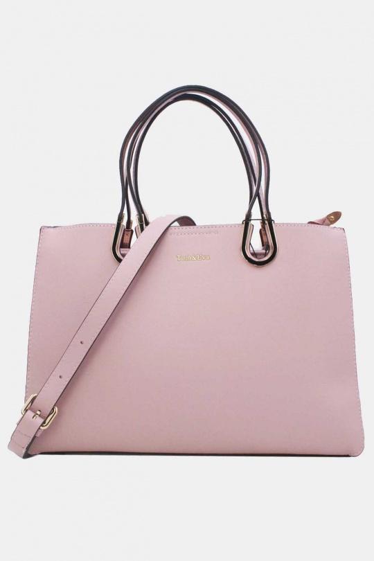 Handbags Bags Purple Tom & Eva 25B-6226 Efashion Paris