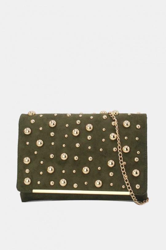 Shoulder bags Bags Green Tom & Eva 25P-6165 Efashion Paris