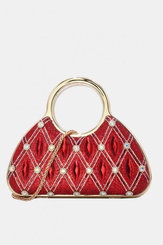 Pochette Borse Red Tom & Eva 25P-6263 Efashion Paris