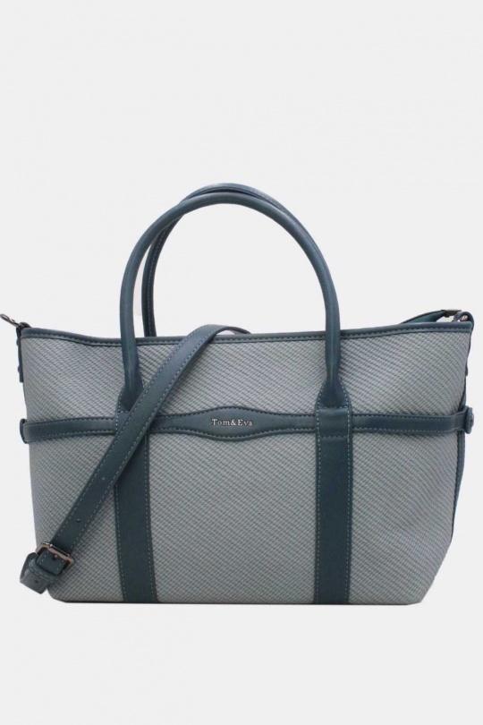 Cabas Maroquinerie Noir Tom & Eva 25B-6153 Efashion Paris