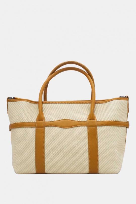 Cabas Maroquinerie Noir Tom & Eva 25B-6153 Efashion Paris