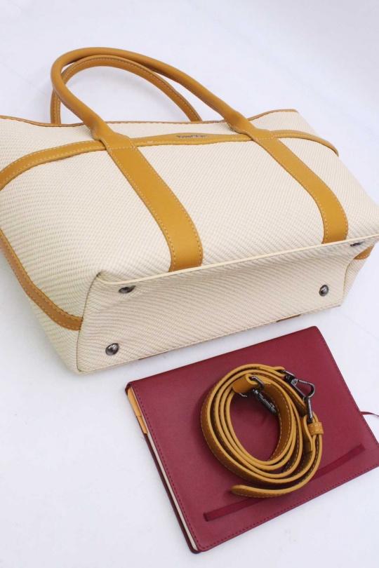 Cabas Maroquinerie Noir Tom & Eva 25B-6153 Efashion Paris