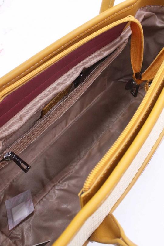 Cabas Maroquinerie Noir Tom & Eva 25B-6153 Efashion Paris