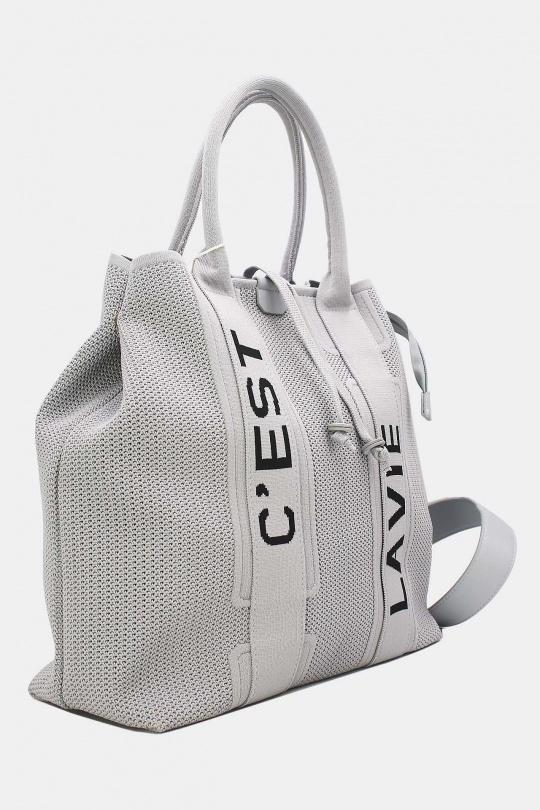 Cabas Maroquinerie Noir Tom & Eva 24B-6081 Efashion Paris