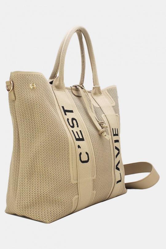 Cabas Maroquinerie Noir Tom & Eva 24B-6081 Efashion Paris