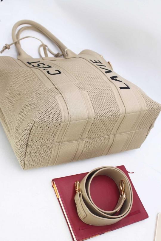 Cabas Maroquinerie Noir Tom & Eva 24B-6081 Efashion Paris